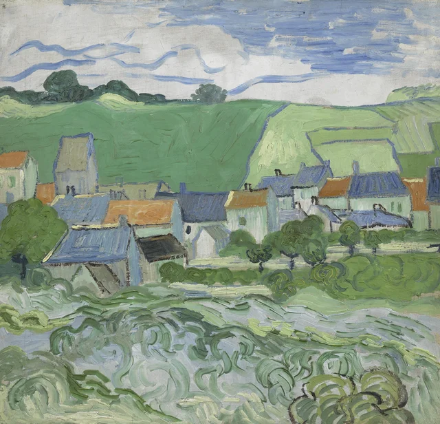 Vista de Auvers, Vincent van Gogh