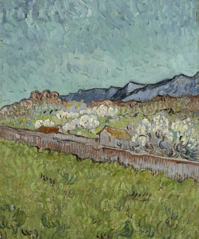 Vista de los Alpilles, Vincent van Gogh