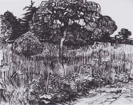 View of the park from Arles