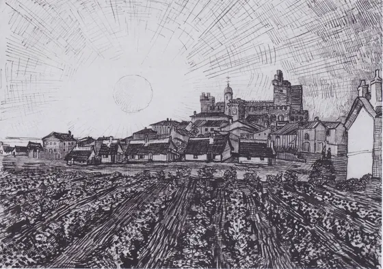 View to Saites-Maries