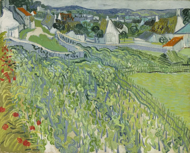 Viñedos en Auvers