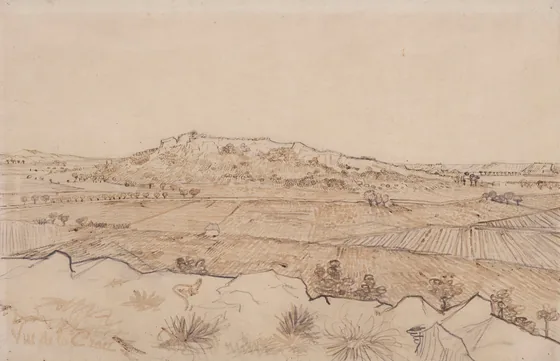 Vue de la Crau