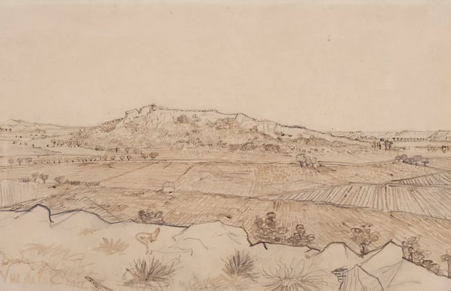 Vista de la Crau, Vincent van Gogh