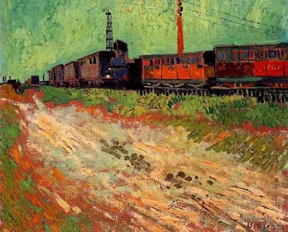 Wagons de chemin de fer à Arles