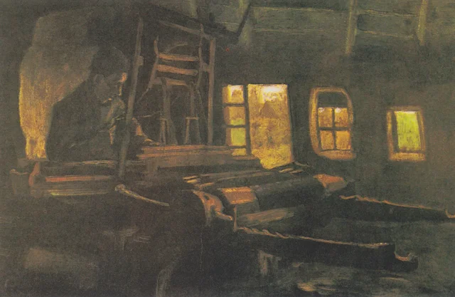 Tejedor, interior con tres ventanitas