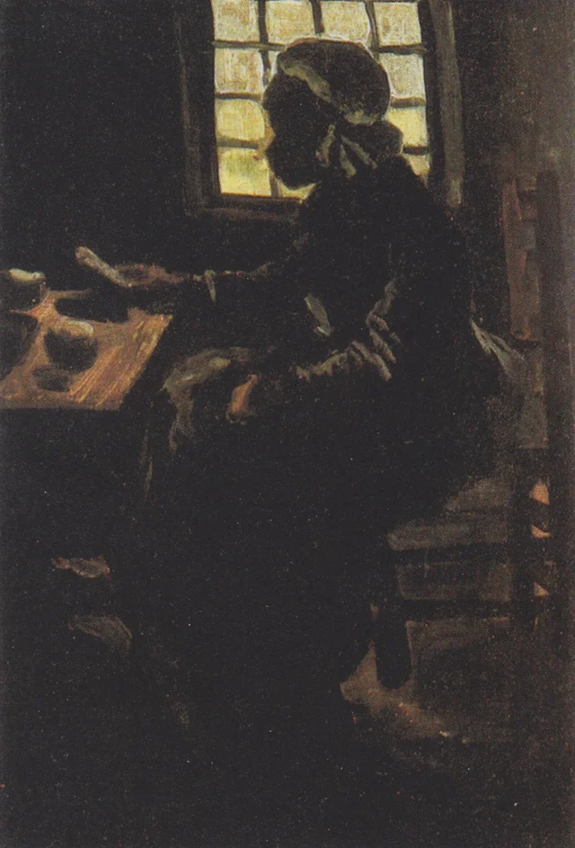 Mujer a la mesa