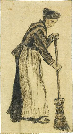 Woman with a Broom