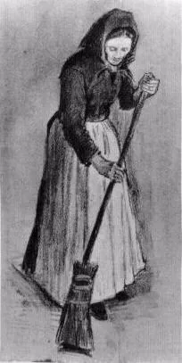 Woman with a Broom