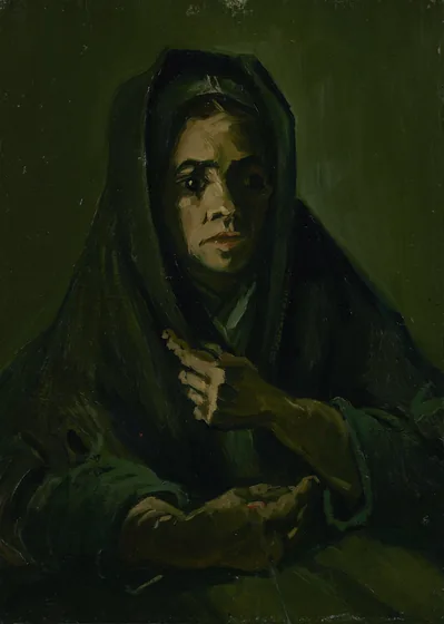 Woman with a Mourning Shawl