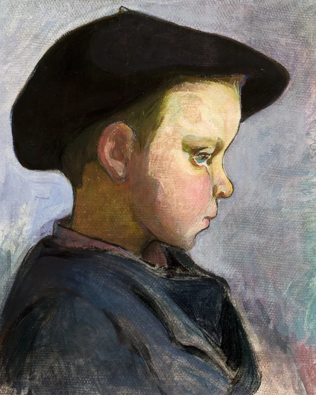 Study of a Boy, Władysław Ślewiński