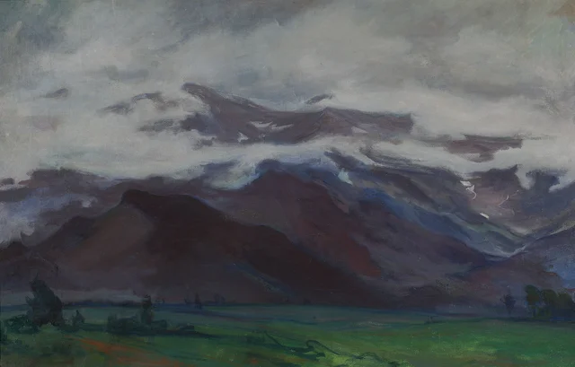 Clouds over the Plain at the Foot of the Tatra Mountains