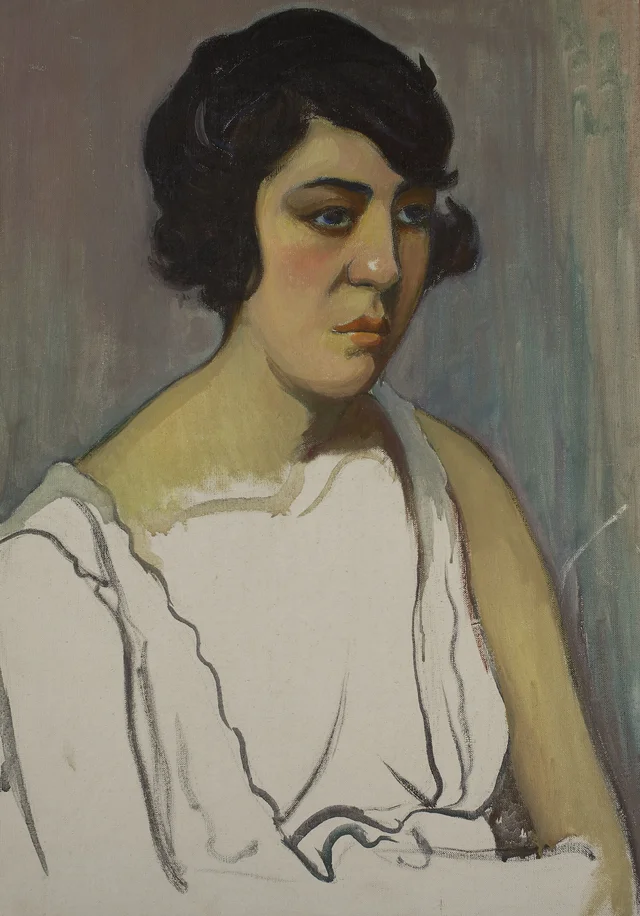 Head of a Brunette