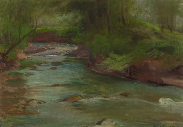 Mountain Stream in the Tatras below Mount Nosal, Władysław Ślewiński