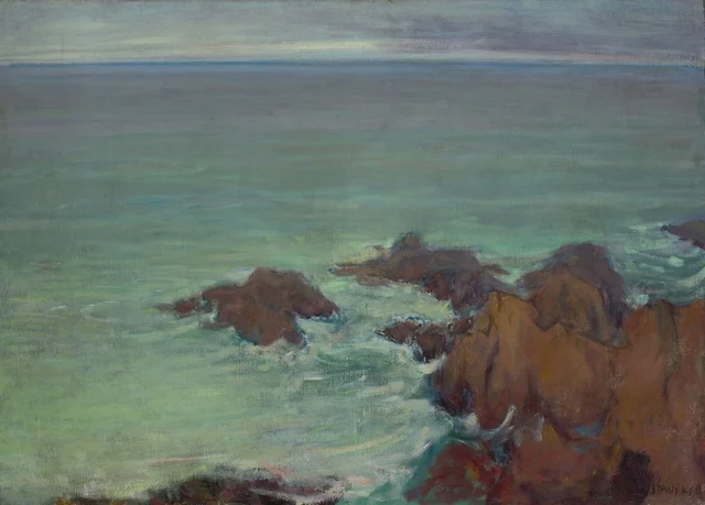 Vue de la mer en Bretagne