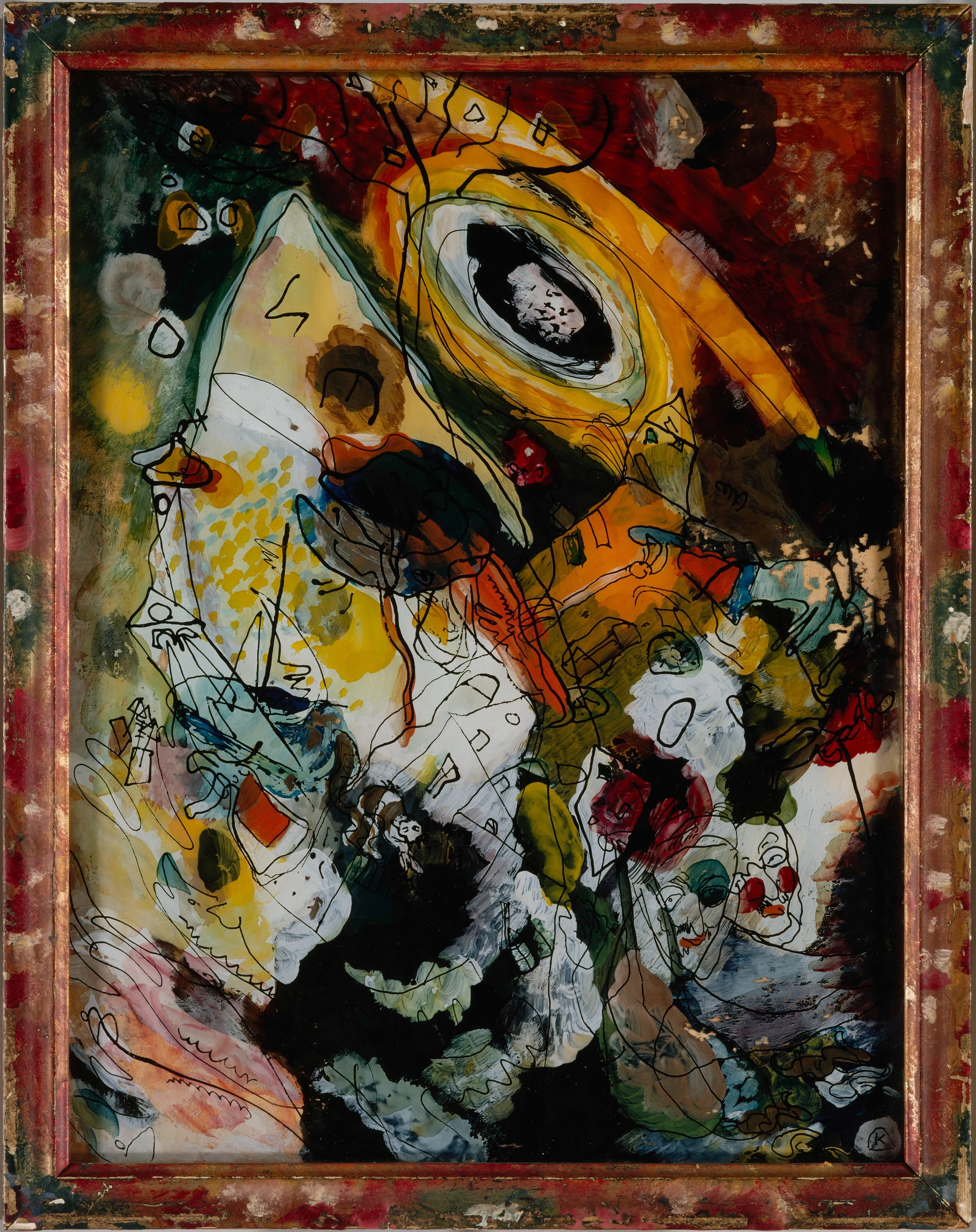 Avec pince-nez, Wassily Kandinsky
