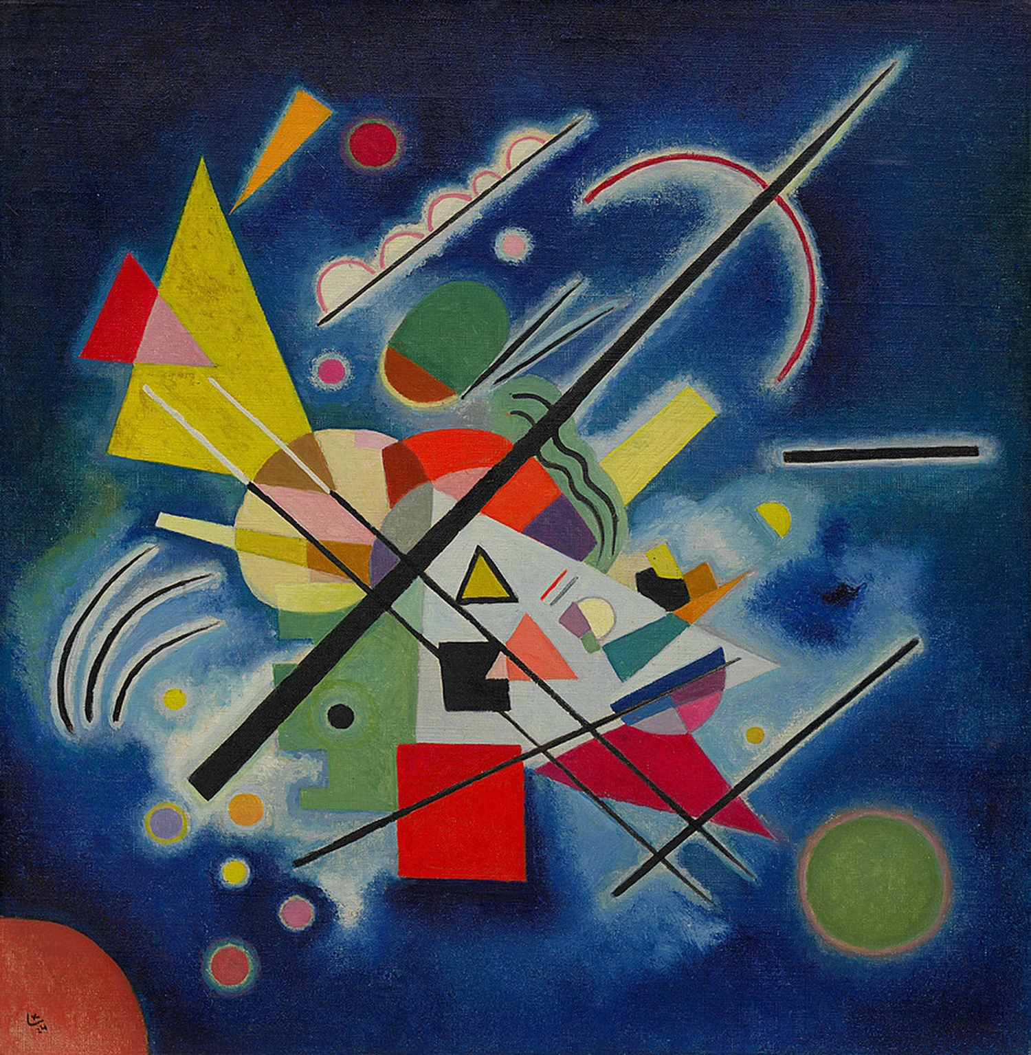 Blue Painting, Wassily Kandinsky