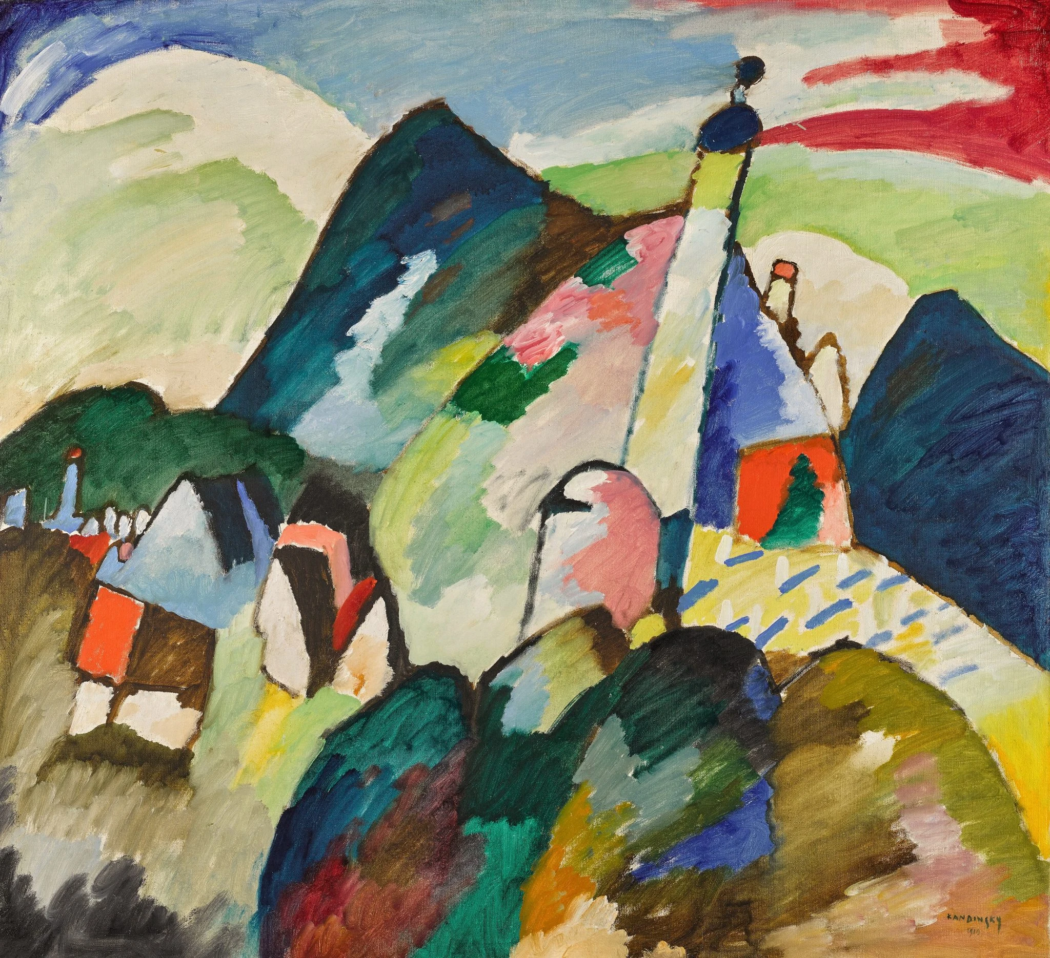Church at Murnau, Wassily Kandinsky