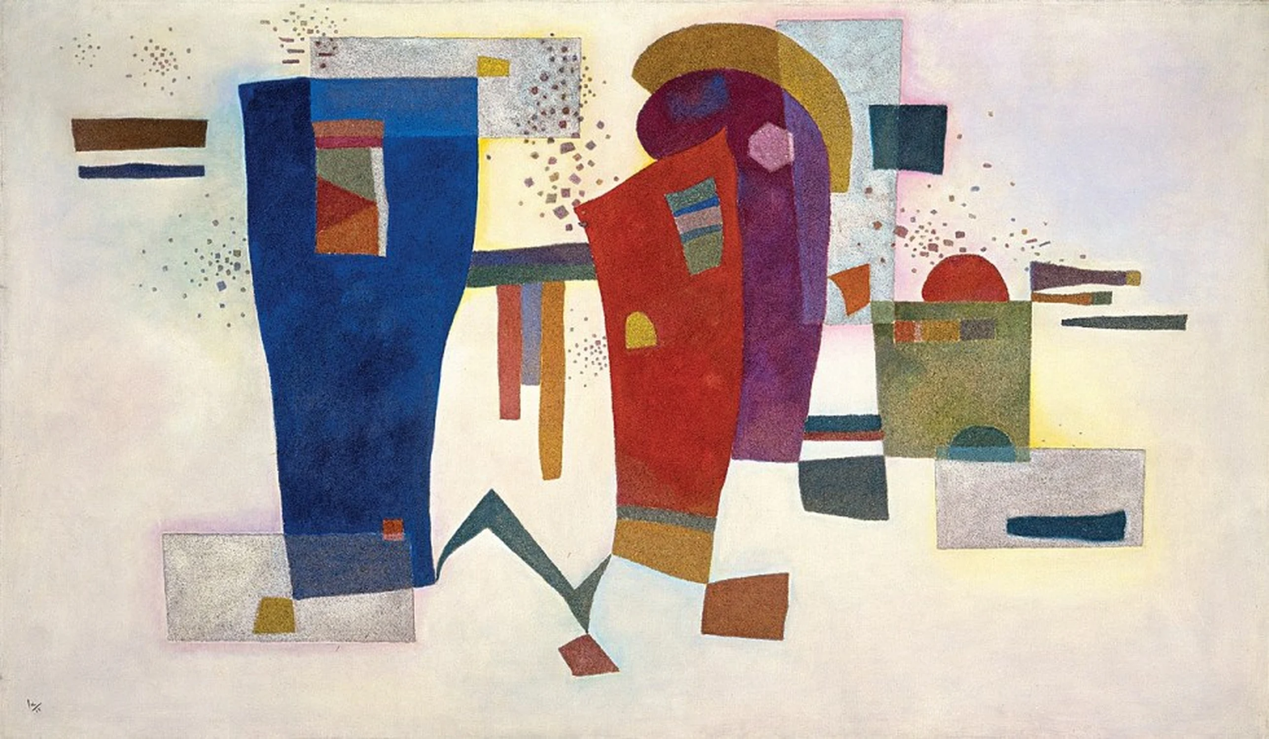 Contraste accompagné, Wassily Kandinsky