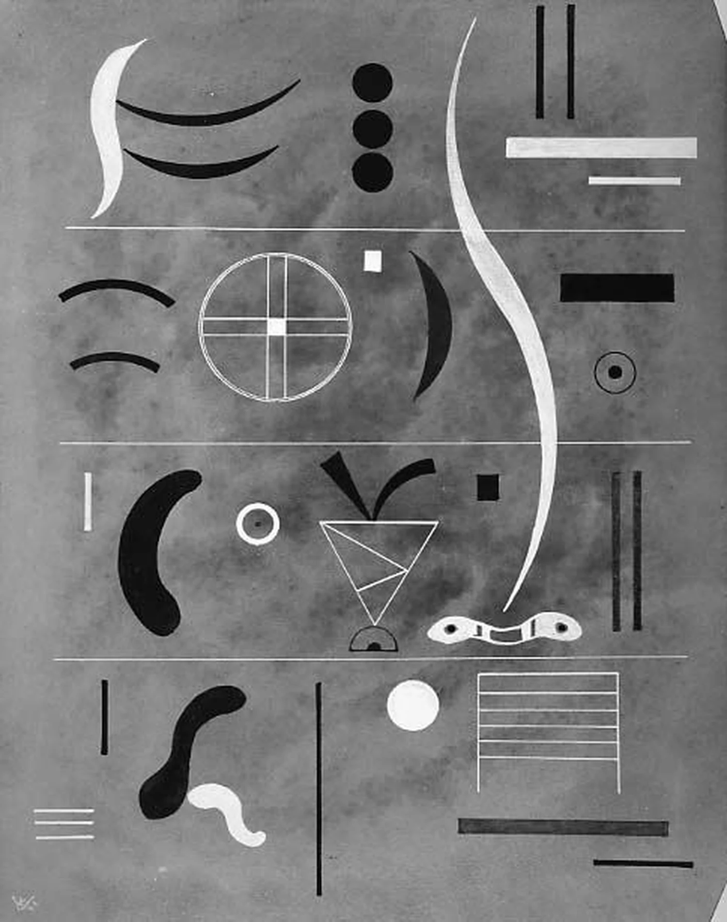 Four Parts, Wassily Kandinsky