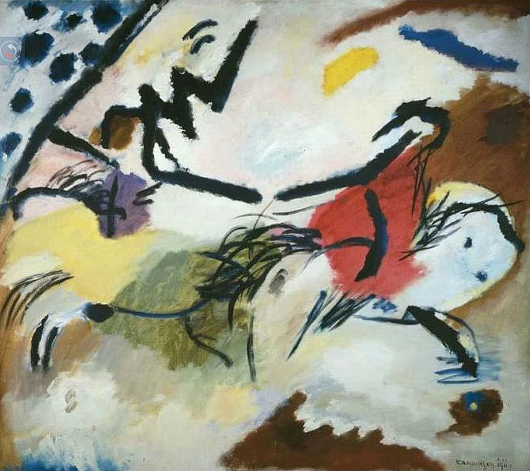 Improvisation 20, Wassily Kandinsky