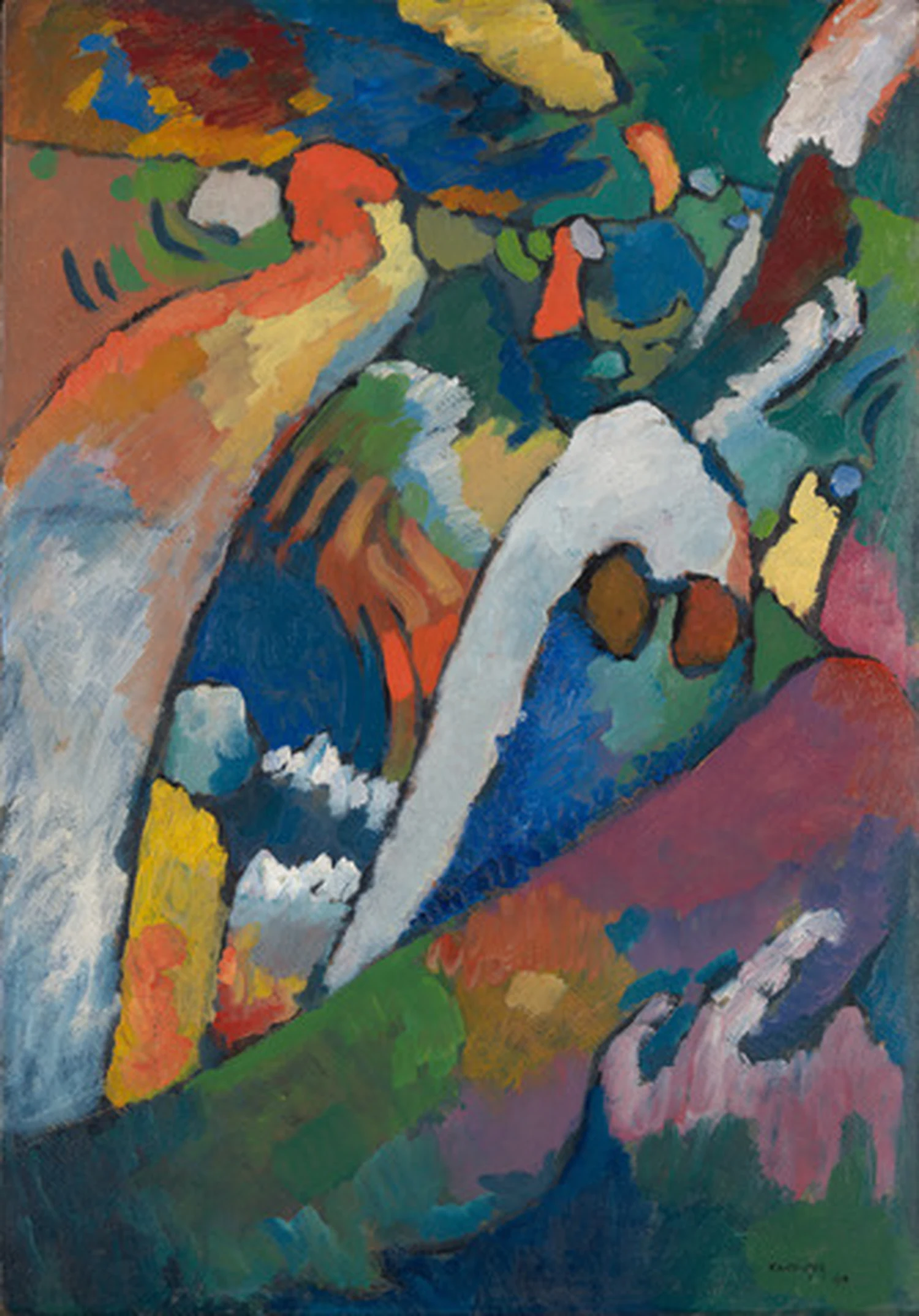 Improvisation No. 7 (Storm), Wassily Kandinsky