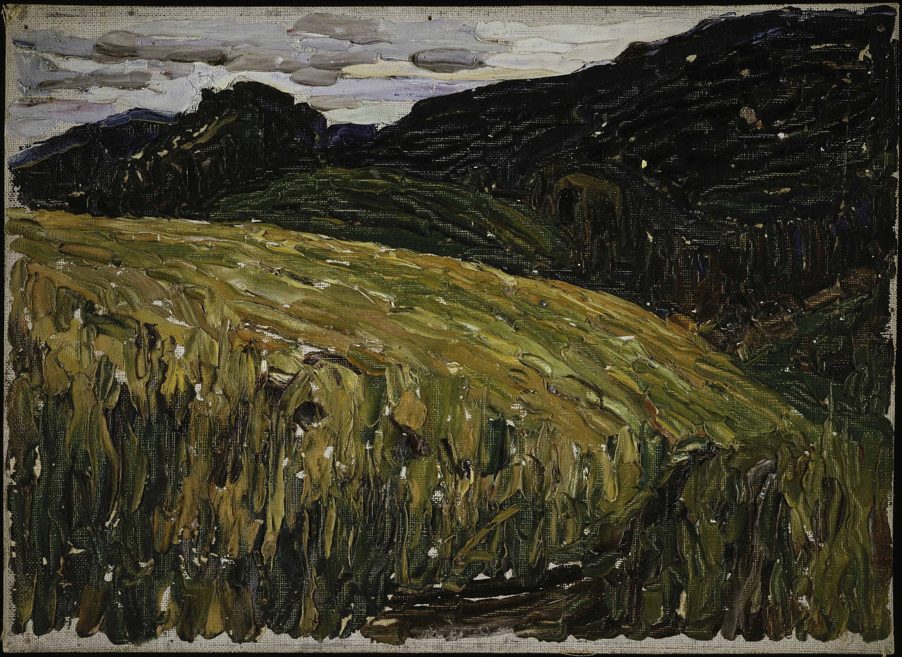 Kochel, prairie de montagne, Wassily Kandinsky