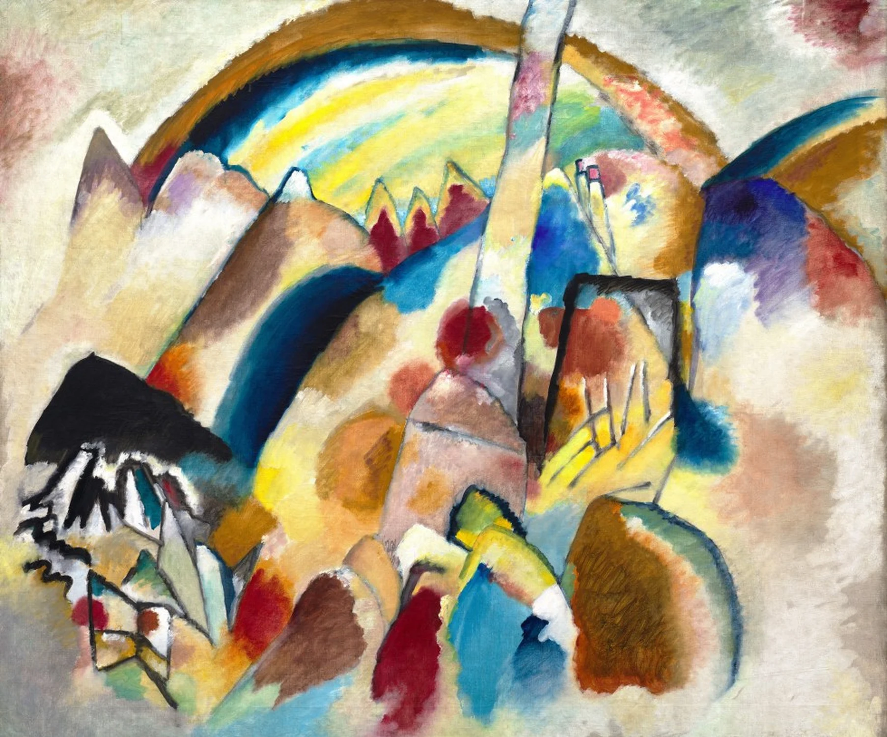 Landscape with Red Spots, No. 2, Wassily Kandinsky