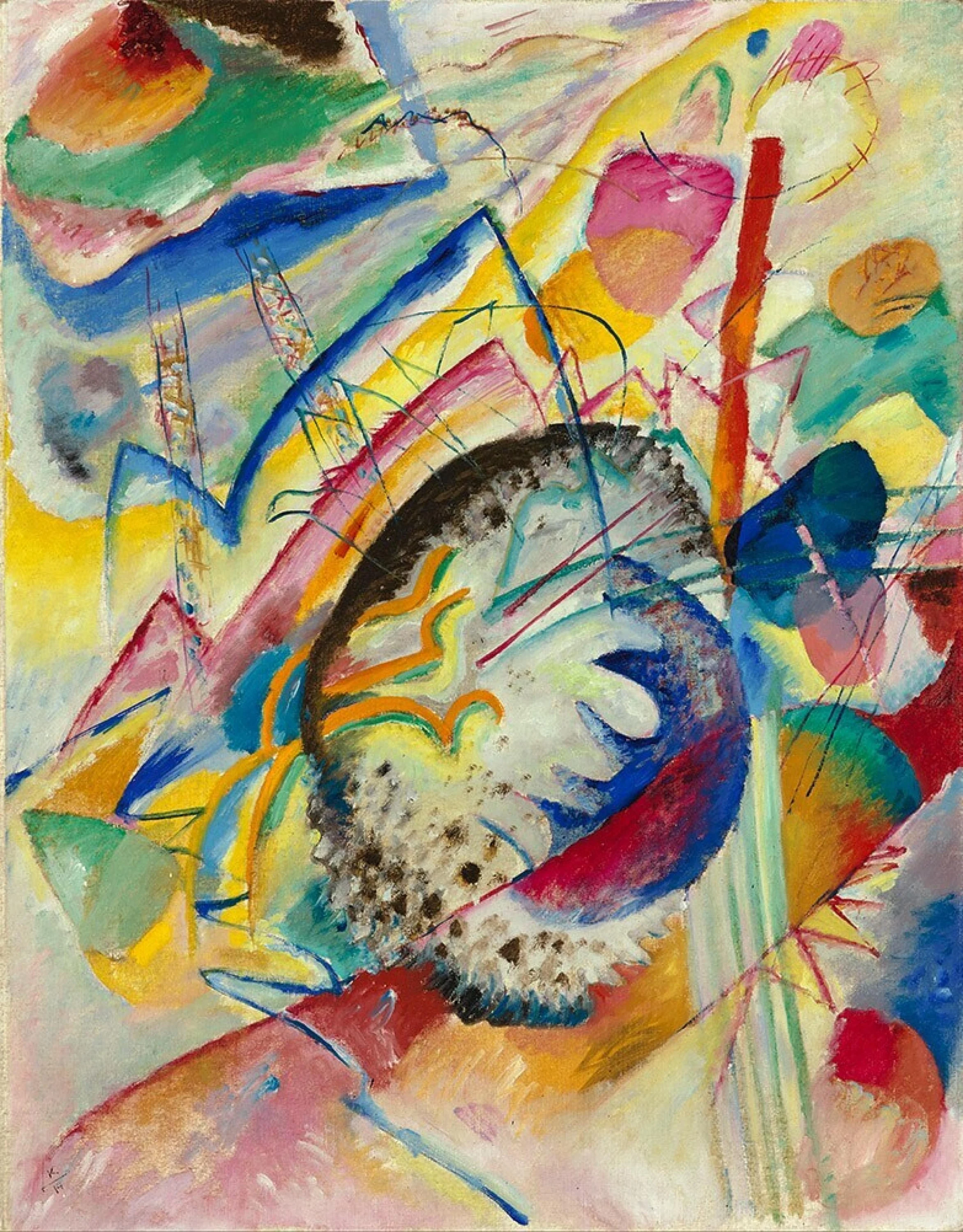 Large study, Wassily Kandinsky