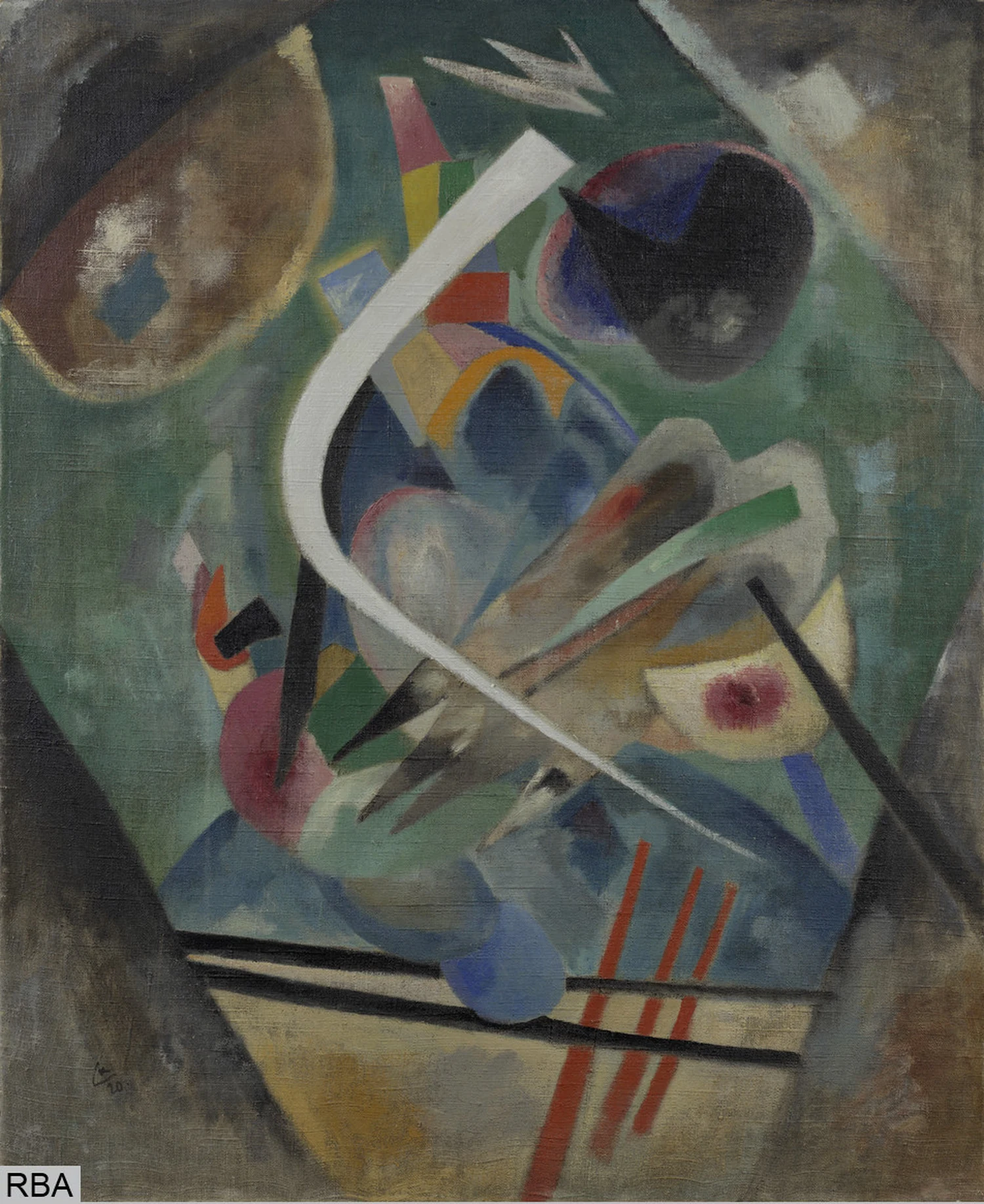 Ligne blanche, Wassily Kandinsky