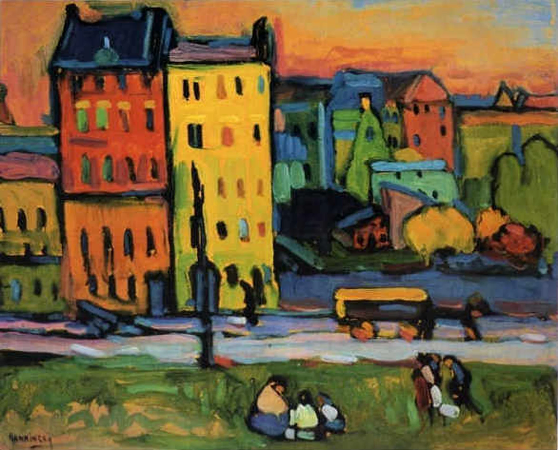 maisons à Munich, Wassily Kandinsky