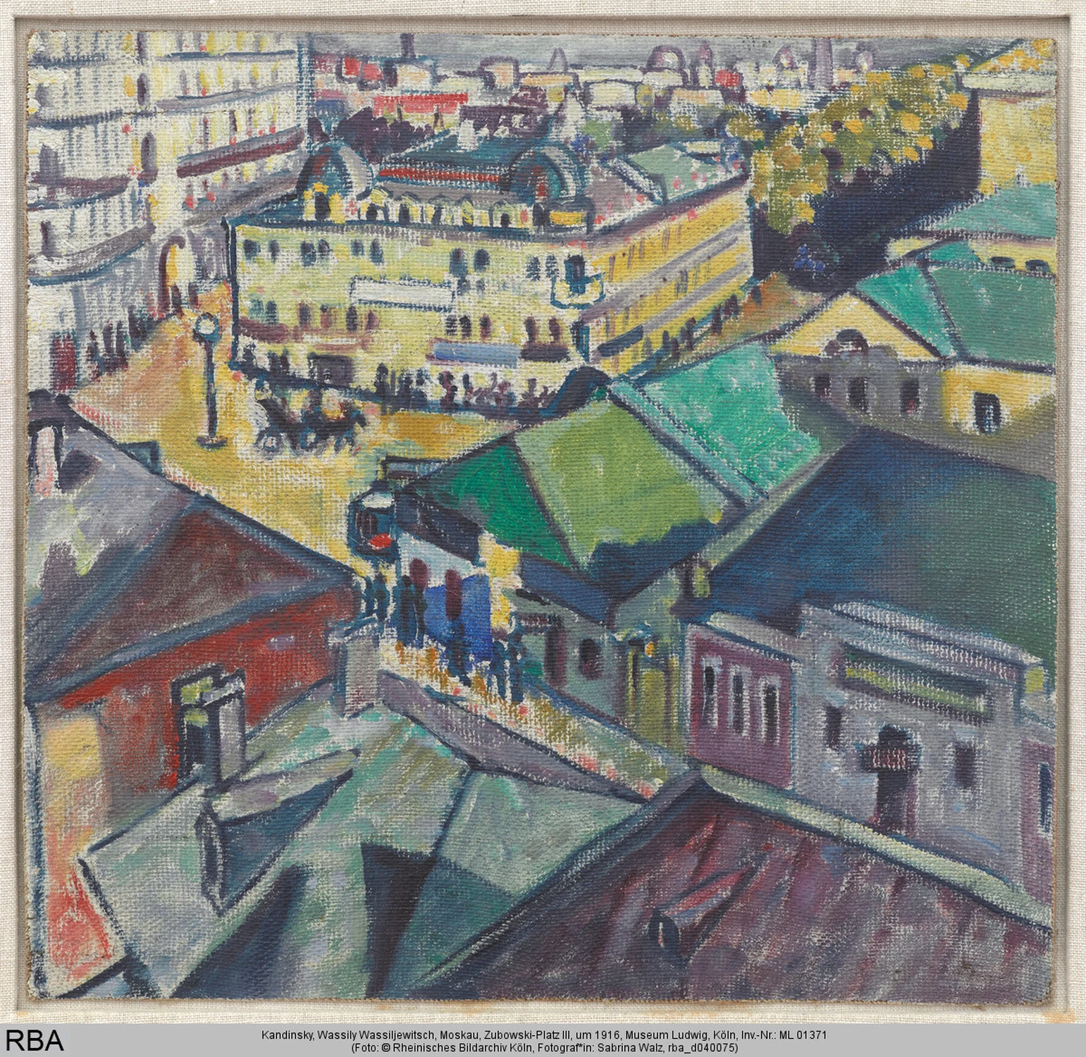 Moscou, place Zubowski III, Wassily Kandinsky