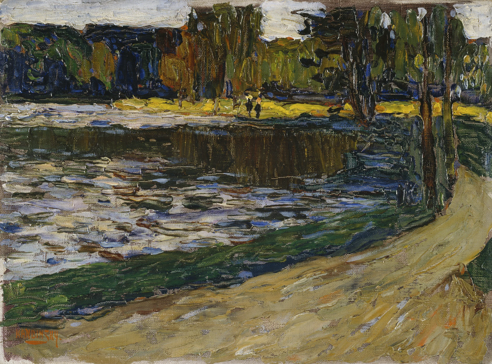 Munich - English Garden, Wassily Kandinsky