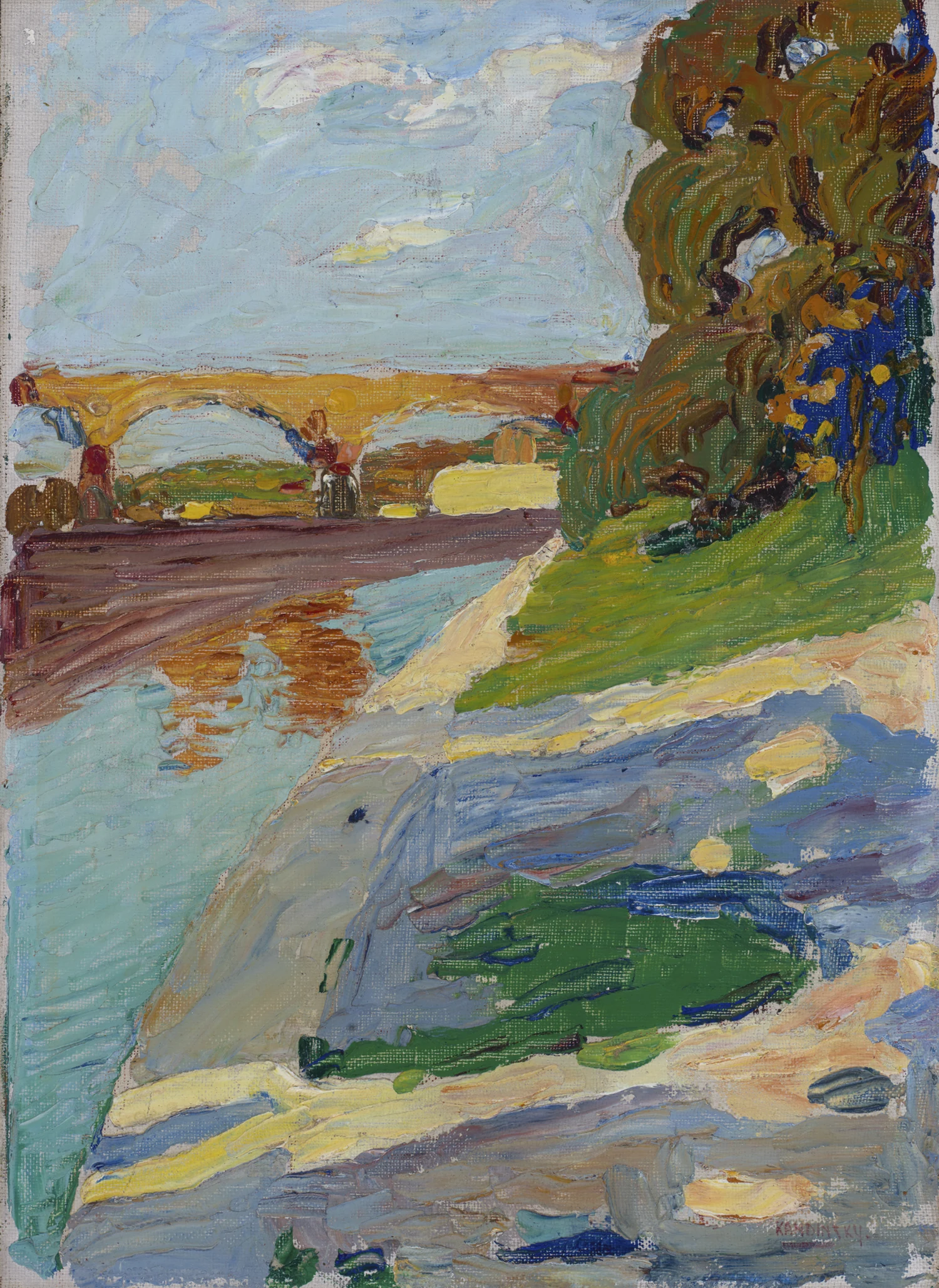 Munich - The Isar, Wassily Kandinsky