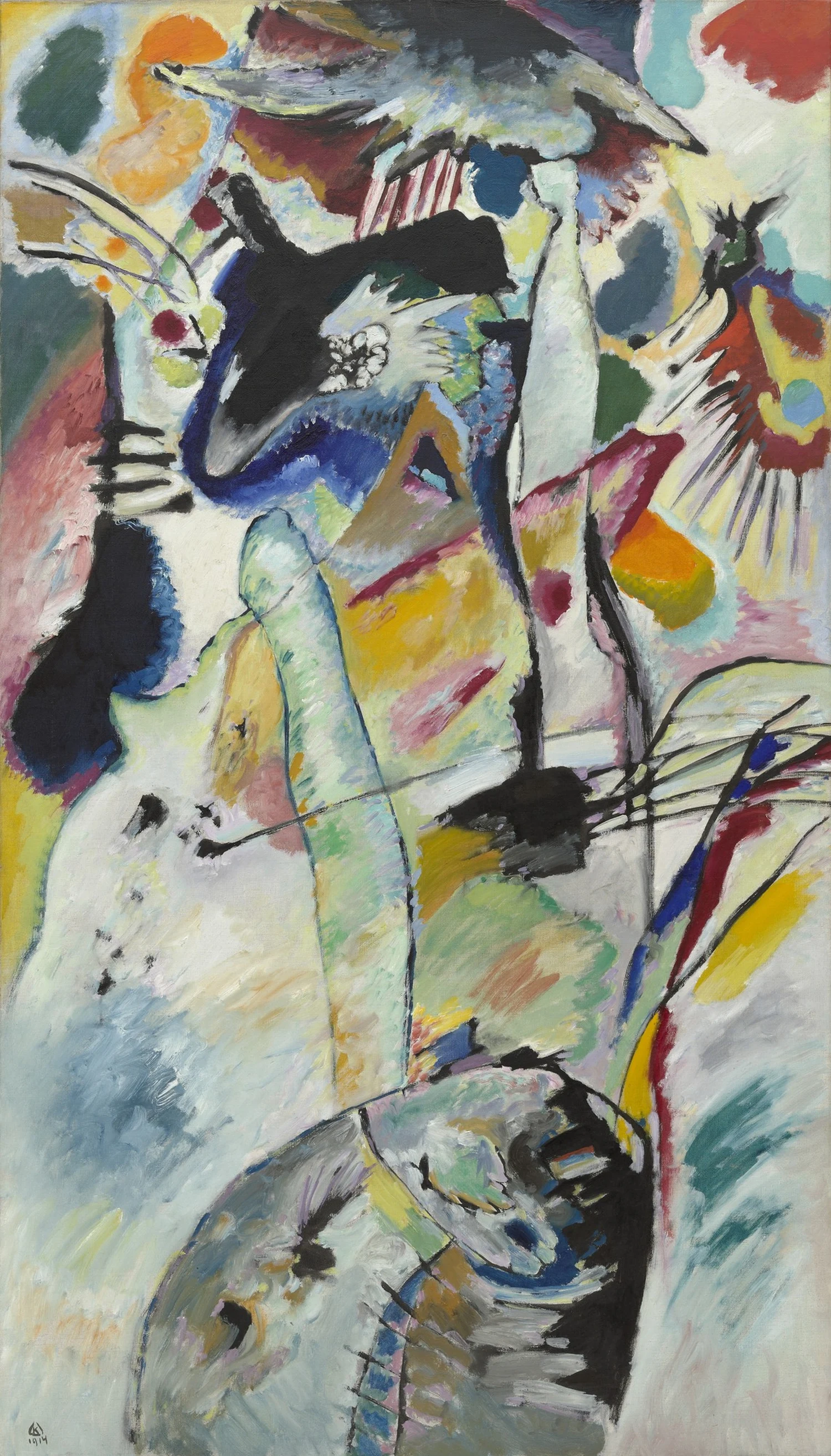Panel for Edwin R. Campbell No. 3, Wassily Kandinsky