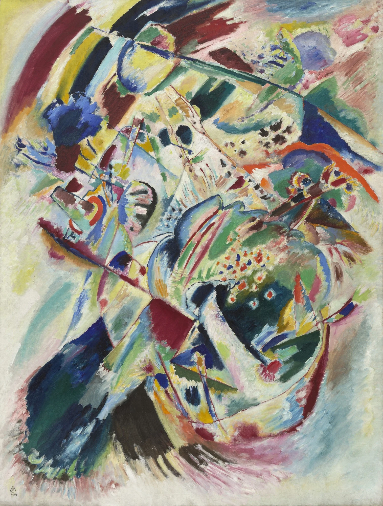 Panel for Edwin R. Campbell No. 4, Wassily Kandinsky