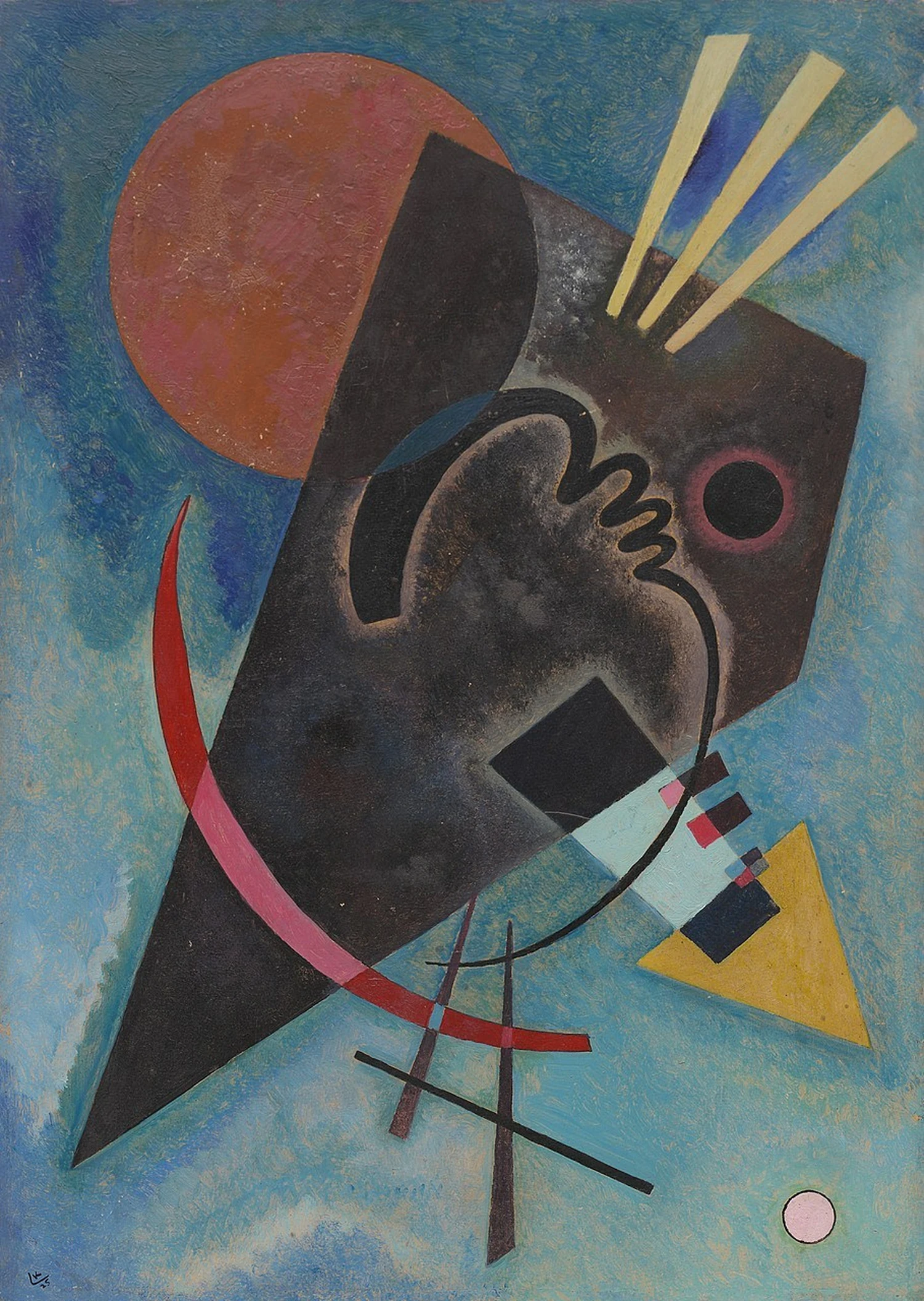 Pointed and Round, Wassily Kandinsky