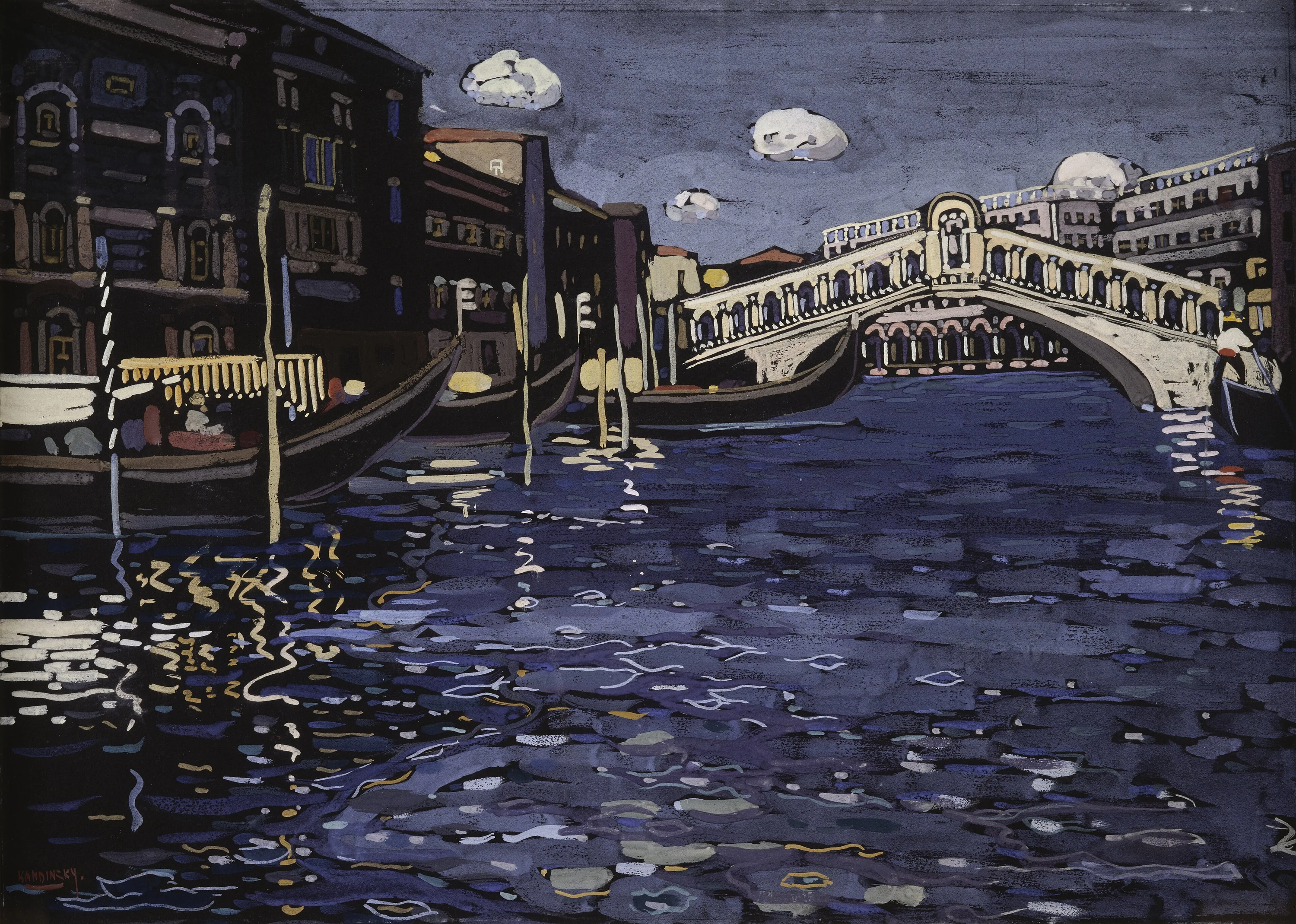 Souvenir de Venise 4 (Pont du Rialto), Wassily Kandinsky