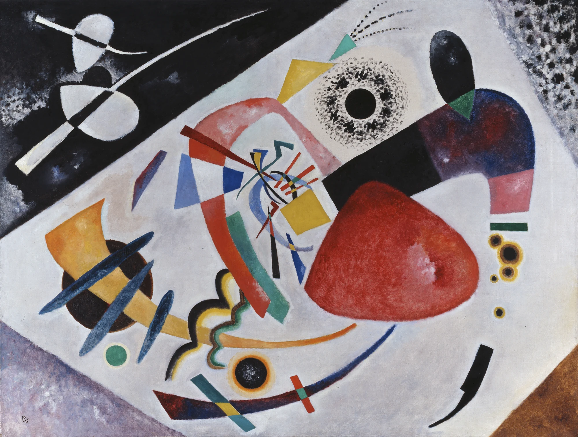 Tache rouge II, Wassily Kandinsky