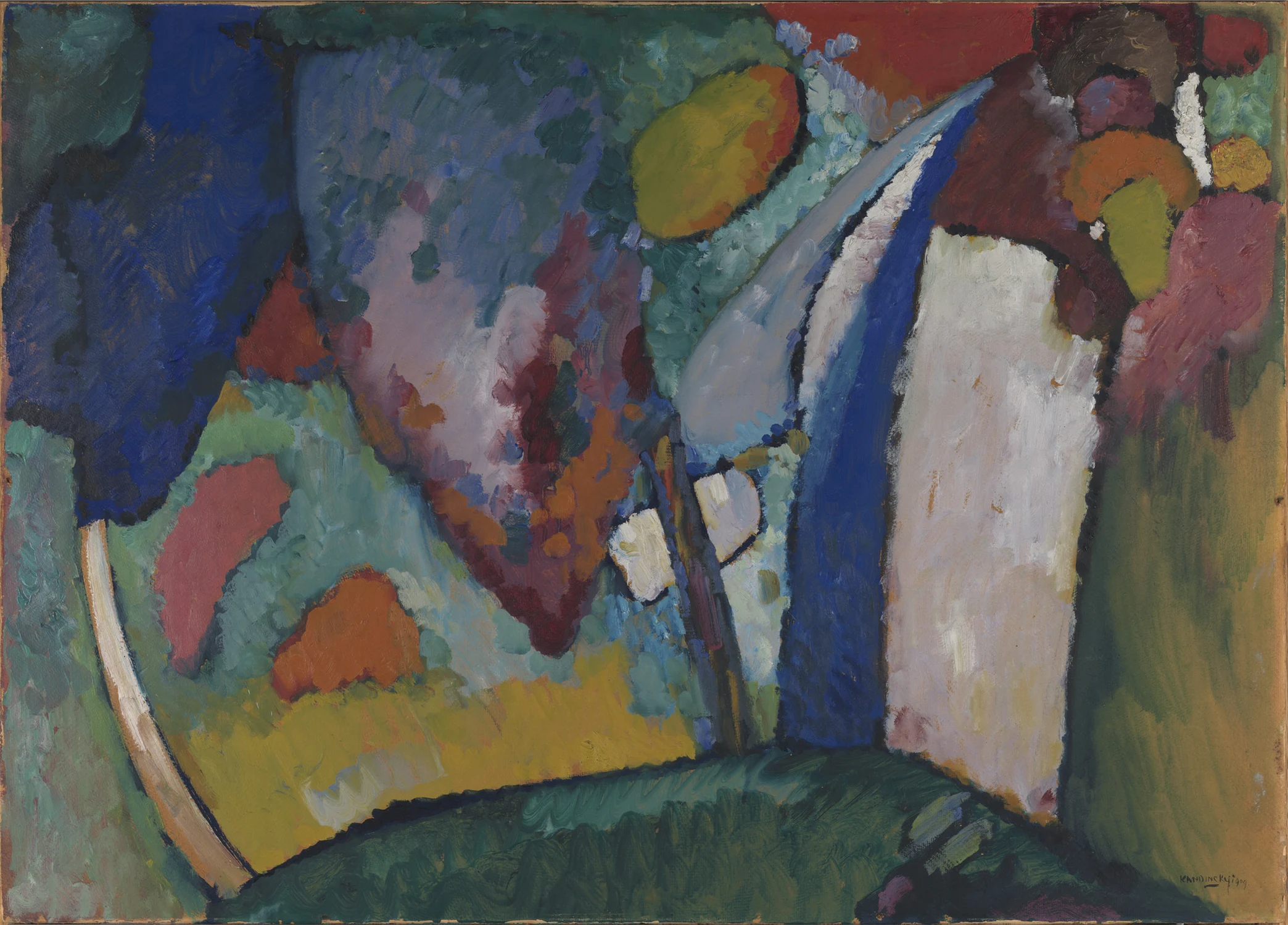 The Waterfall, Wassily Kandinsky