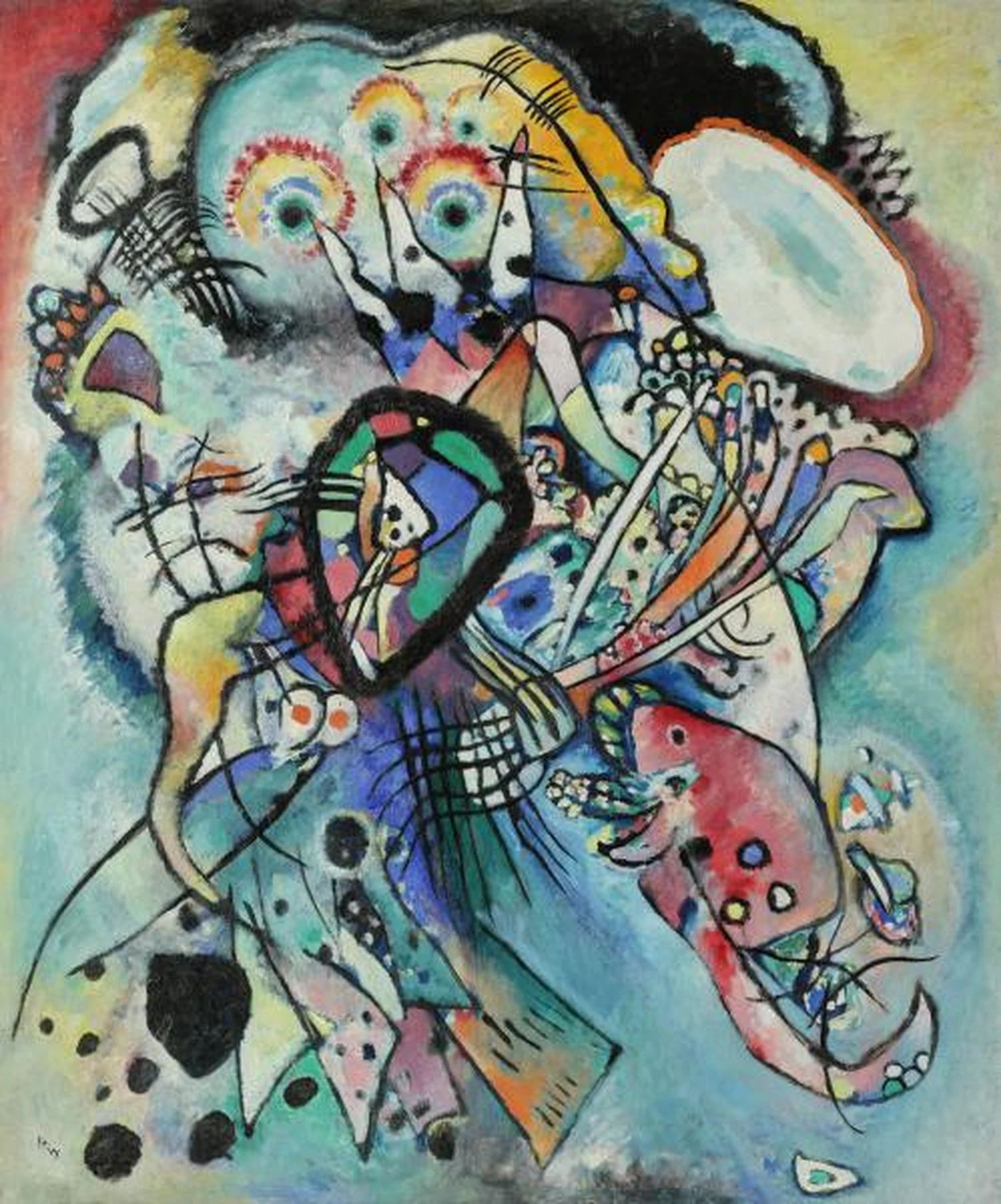 Two Ovals, Wassily Kandinsky