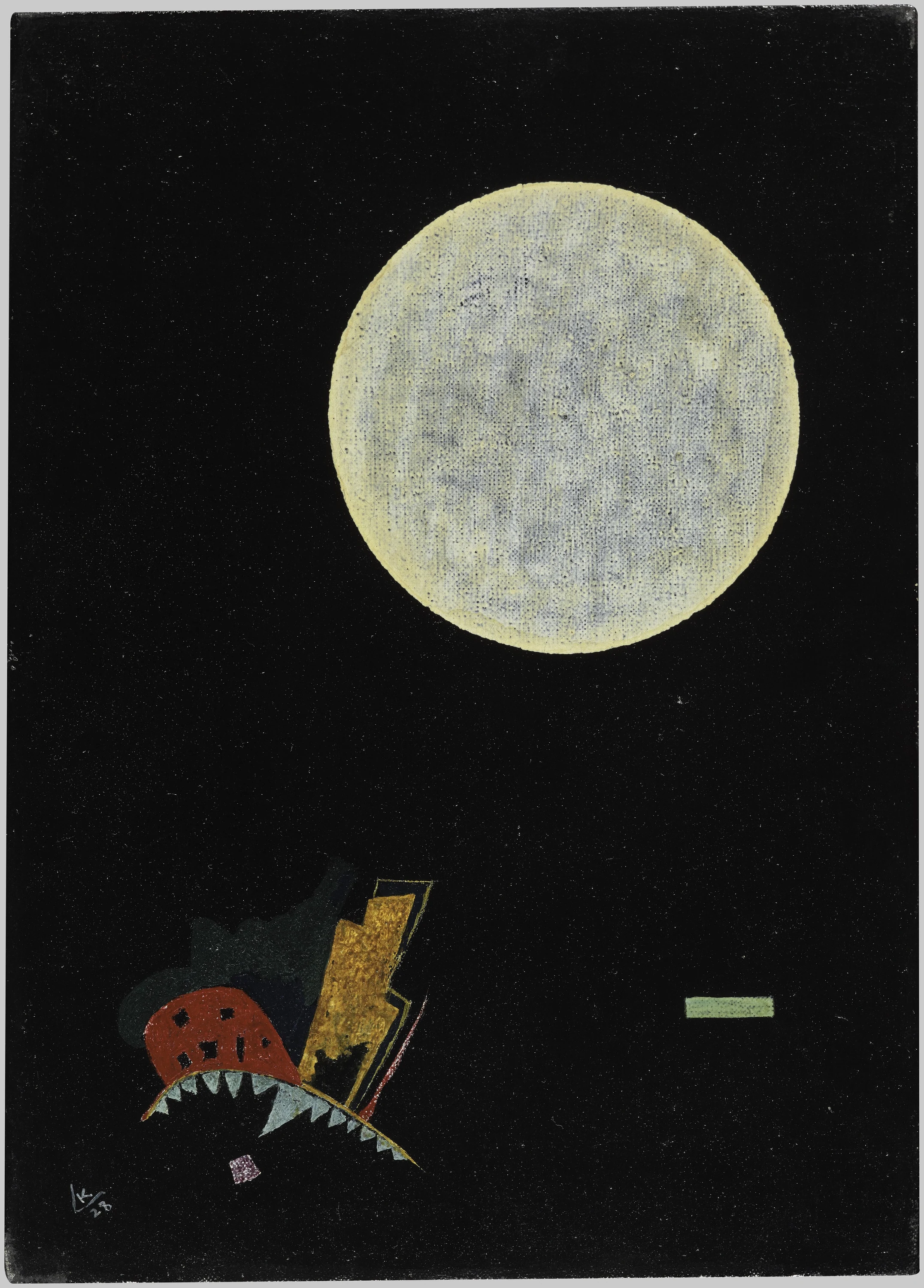 Un cercle (A), Wassily Kandinsky