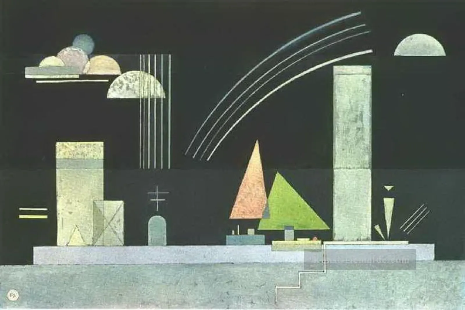 Au repos, Wassily Kandinsky