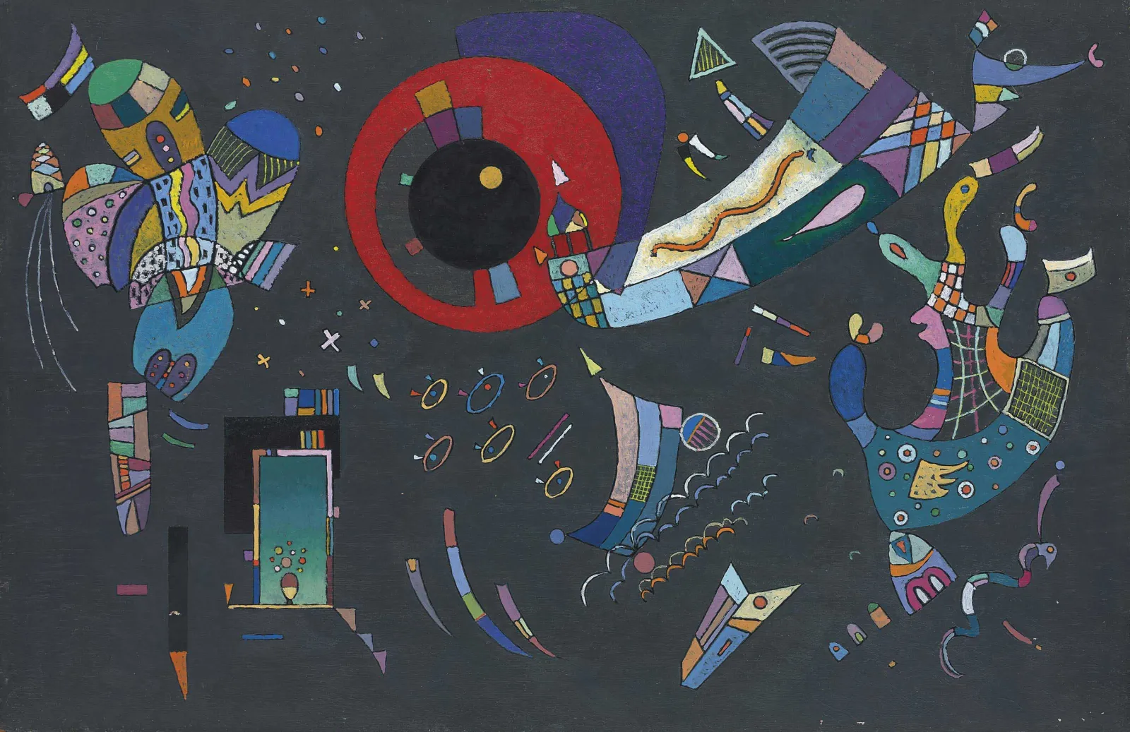 Autour du cercle, Wassily Kandinsky