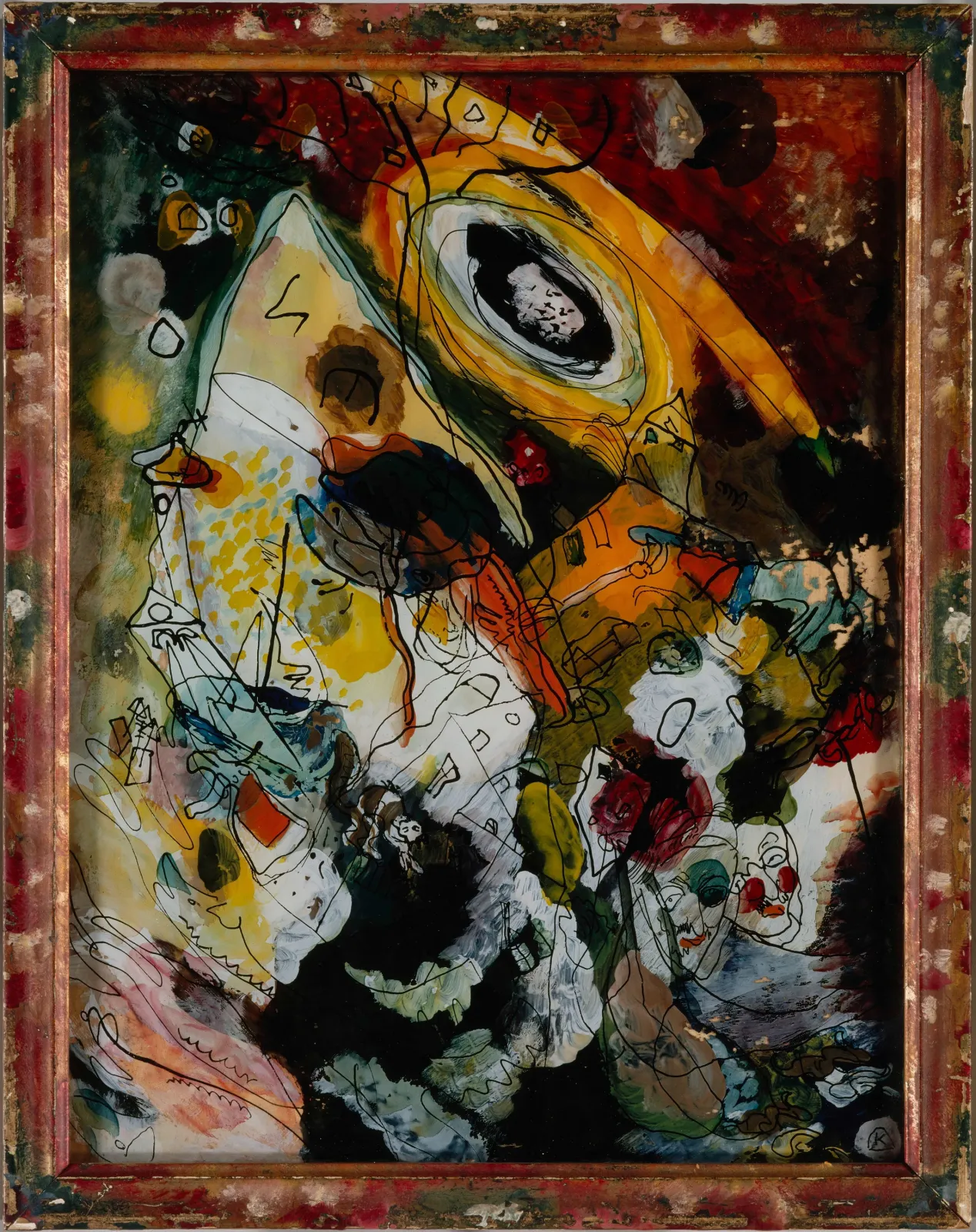 Avec pince-nez, Wassily Kandinsky