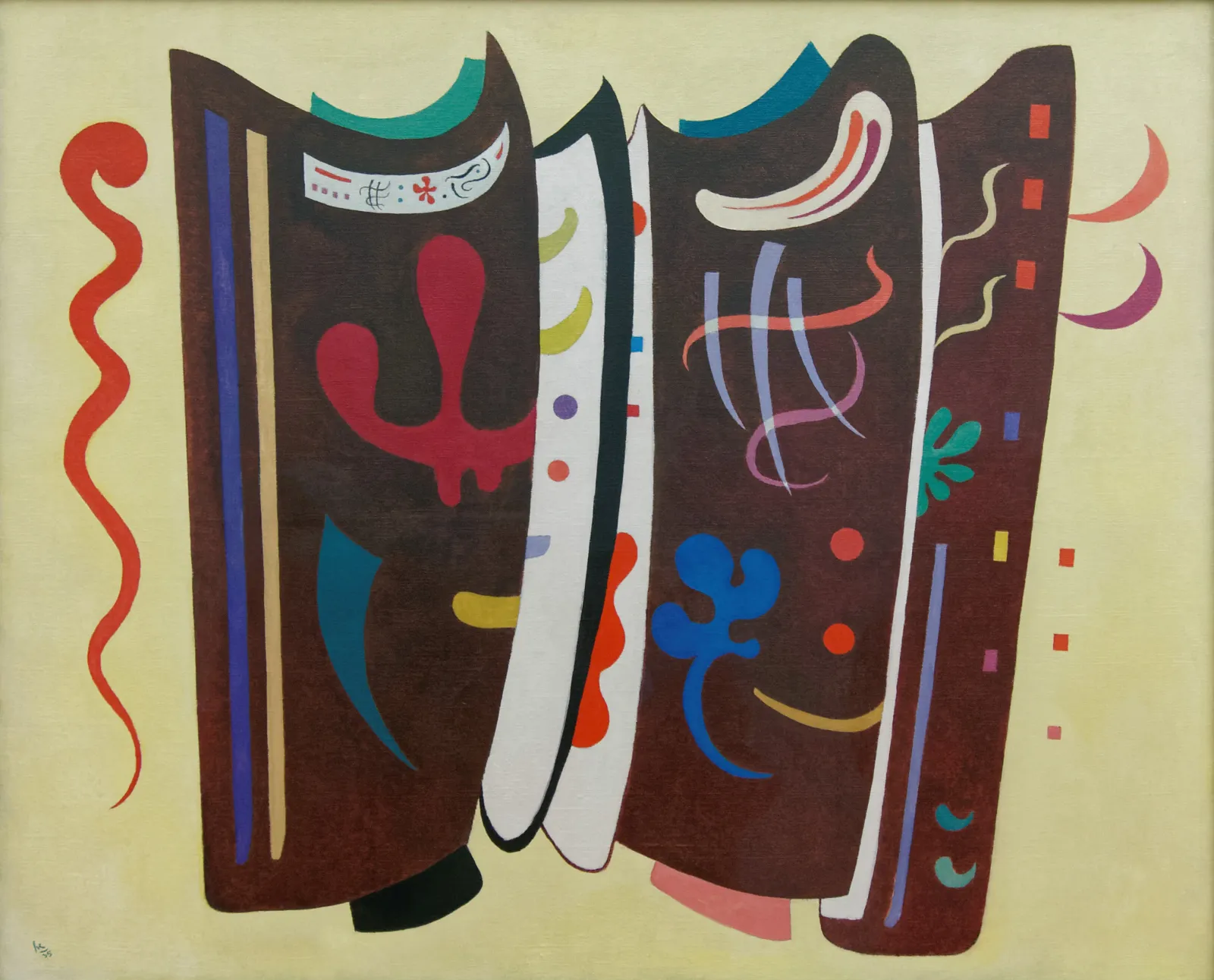 Brun supplémenté, Wassily Kandinsky