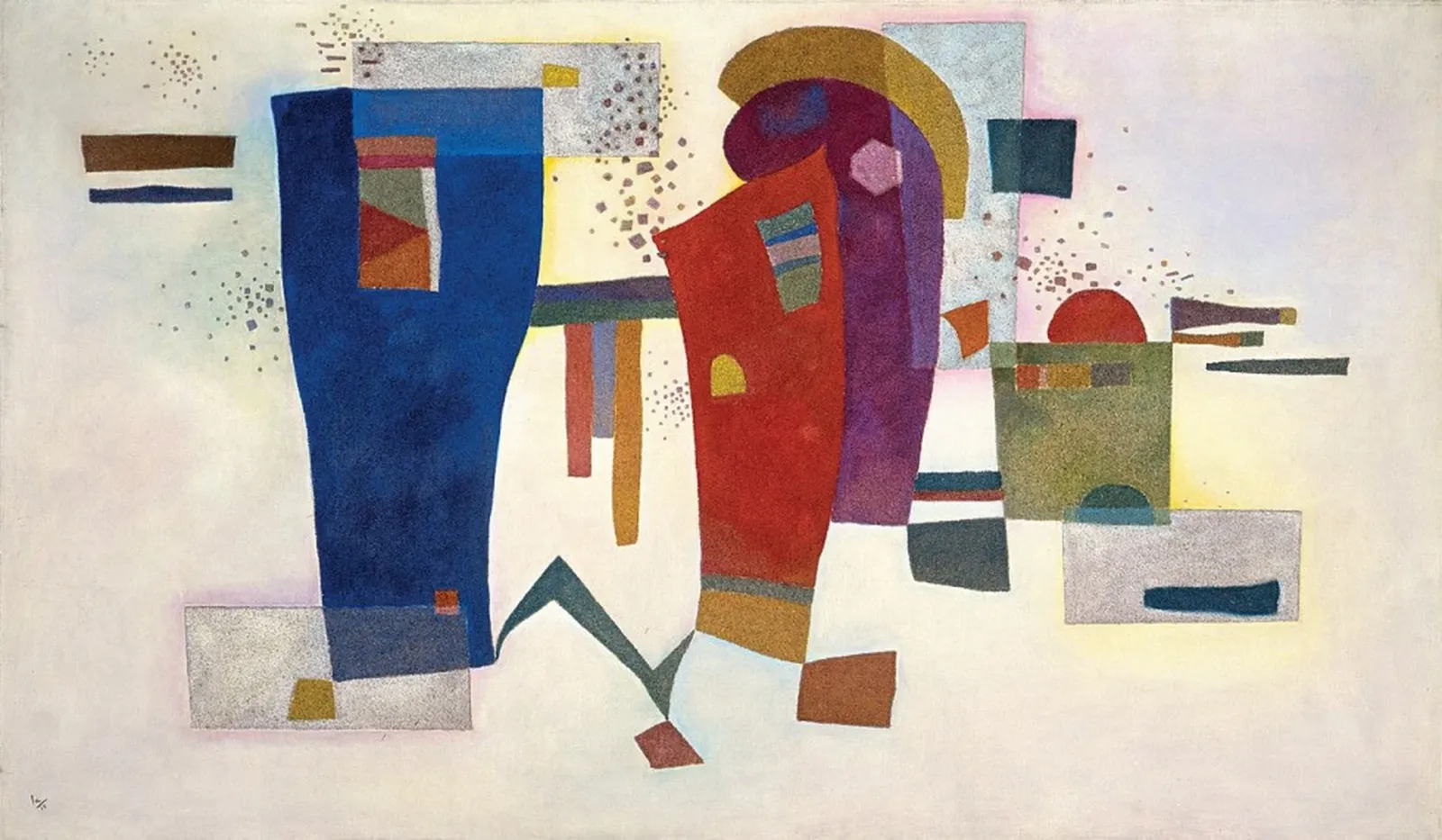 Contraste accompagné, Wassily Kandinsky