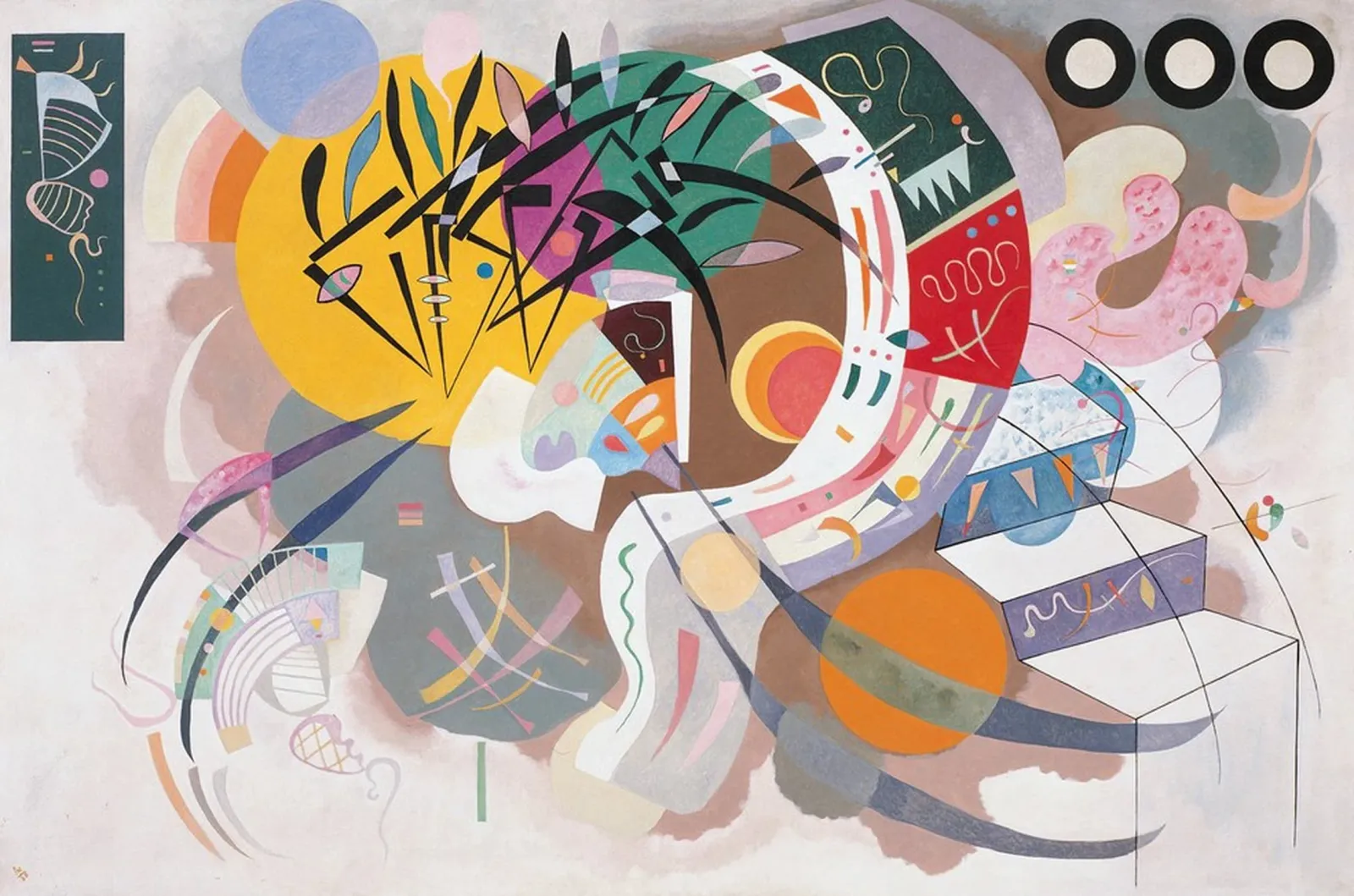 Courbe dominante, Wassily Kandinsky