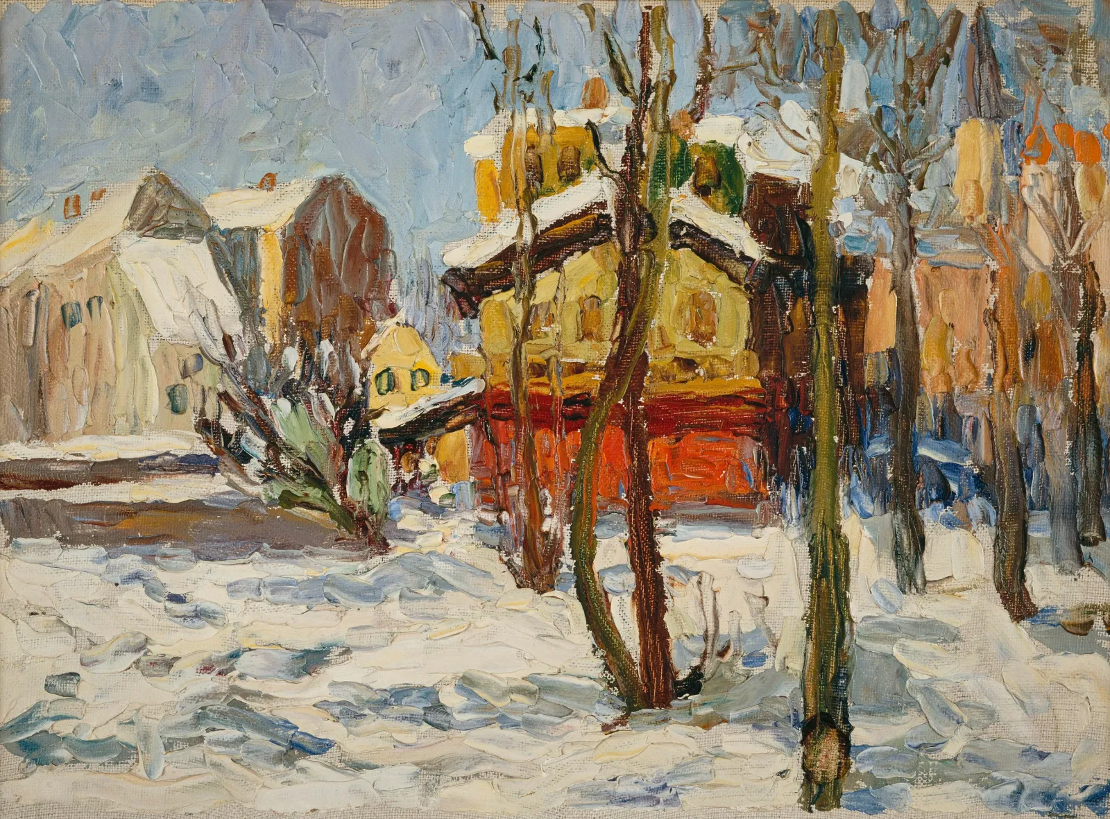 Hiver à Schwabing, Wassily Kandinsky