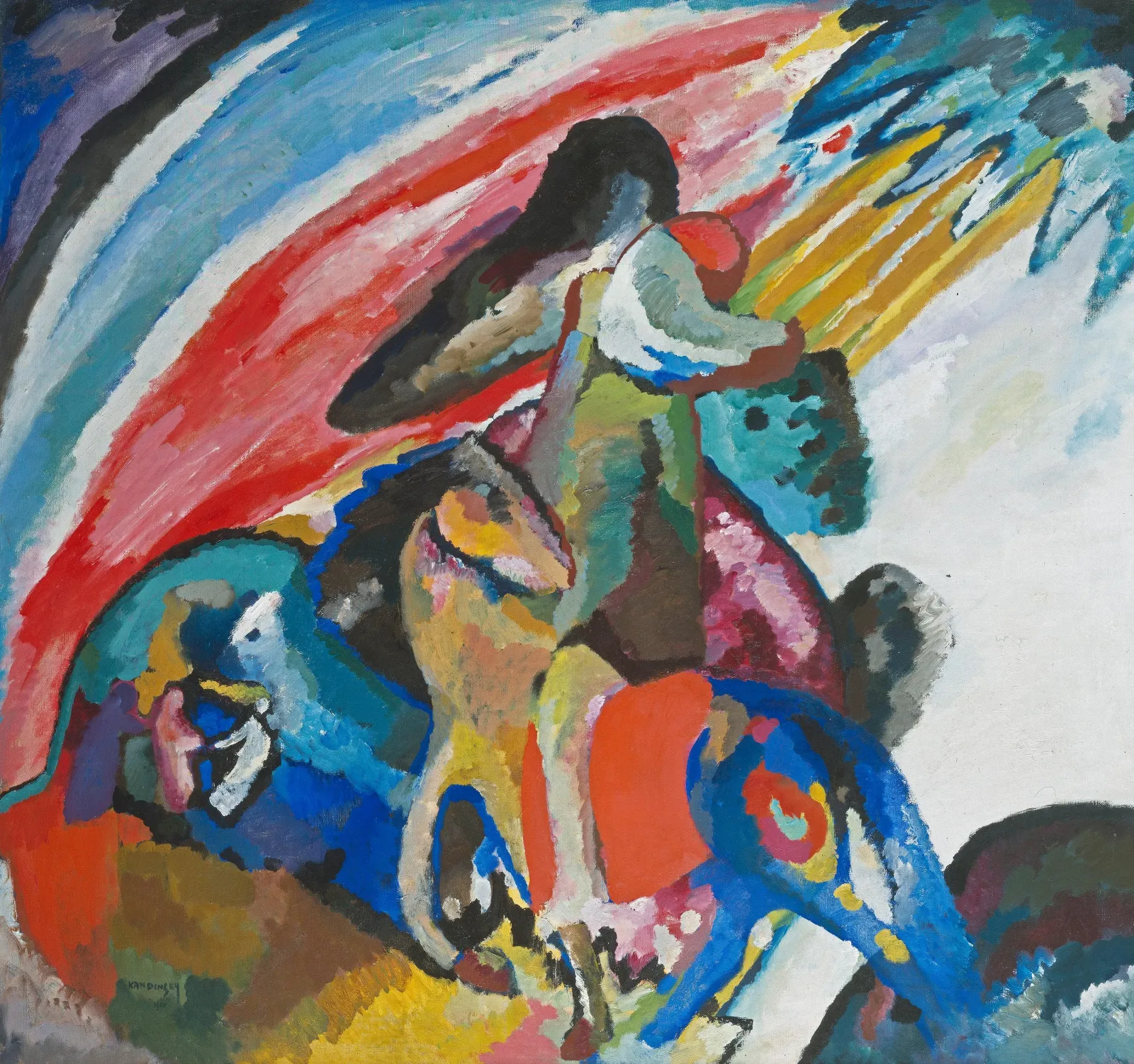 Improvisation 12 The Rider, Wassily Kandinsky