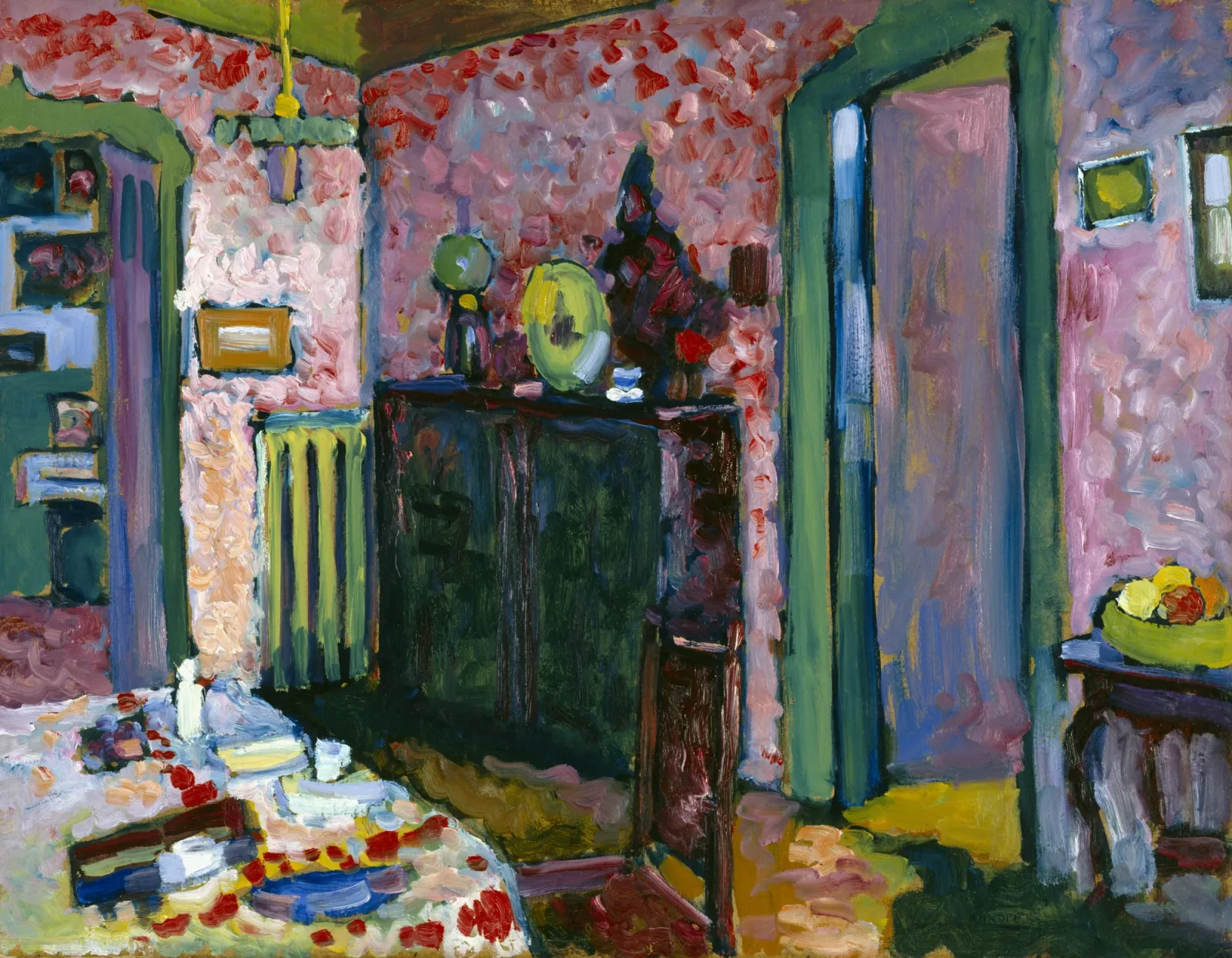 Interior (My Dining Room), Wassily Kandinsky